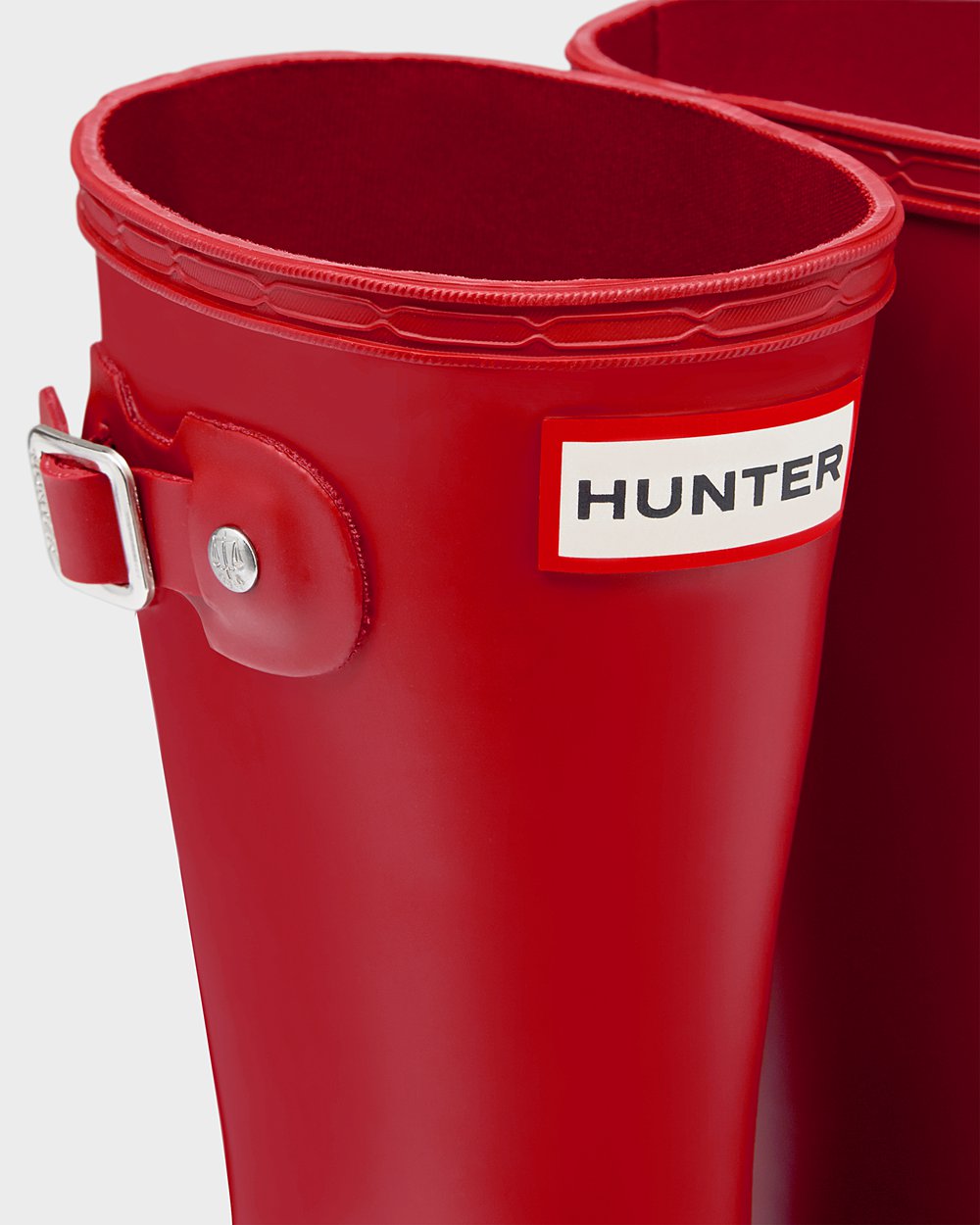 Kids Hunter Original Big | Rain Boots Red | NZ-62089-WODL